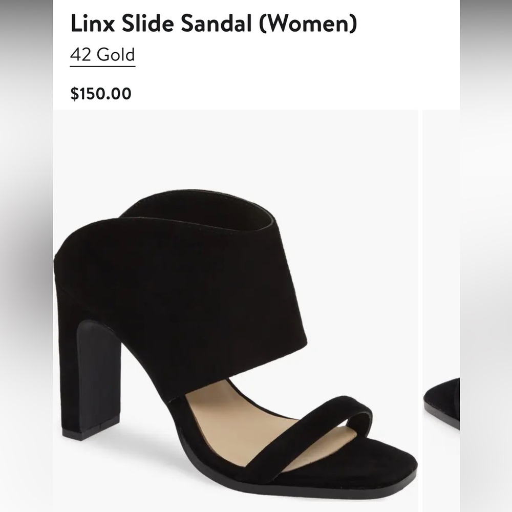 42 Gold Linx heels